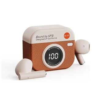 Hi-Fi Wireless Earbuds - Brown